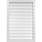 Ekena Millwork Vertical Surface Mount PVC Gable Vent: Functional, w/ 2"W x 1-1/2"P Brickmould Frame, 26"W x 38"H GVPVE26X3802SF - alternate 1